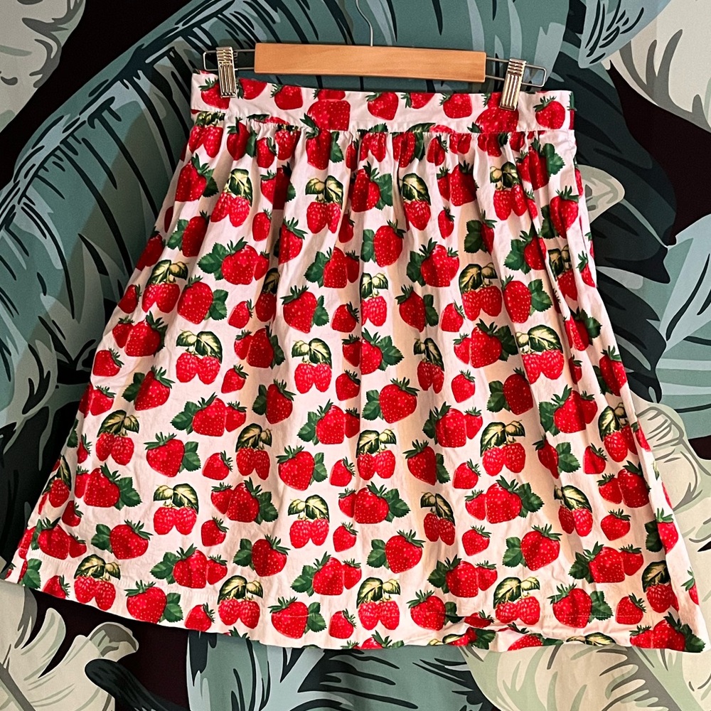ModCloth berry skirt